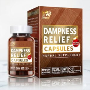 NOTO Dampness Relief Capsules | Herbal Supplement for Fluid Balance & Digestion Support