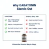 GABATONIN advantages over ordinary sleep aids - dual action, non-habit forming