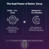 GABATONIN dual power - GABA for calm mind and melatonin for sleep cycle regulation