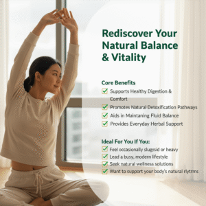 NOTO Dampness Relief benefits - supports digestion, detoxification and fluid balance