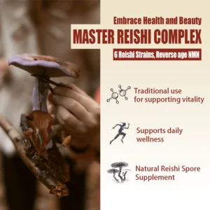 Master Reishi Complex benefits - 6 Reishi strains & NMN for vitality
