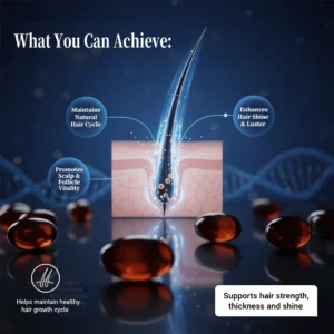 WHOLELOVE HAIR benefits - maintains natural hair cycle, enhances shine and promotes scalp vitality