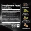 GENKI-MAN supplement facts panel with proprietary blend dosage and ingredients