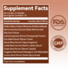 NOTO Dampness Relief supplement facts with 10 herbal ingredients and dosage