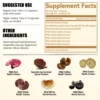 Master Reishi Complex ingredients - 6 Reishi extracts & NMN dosage